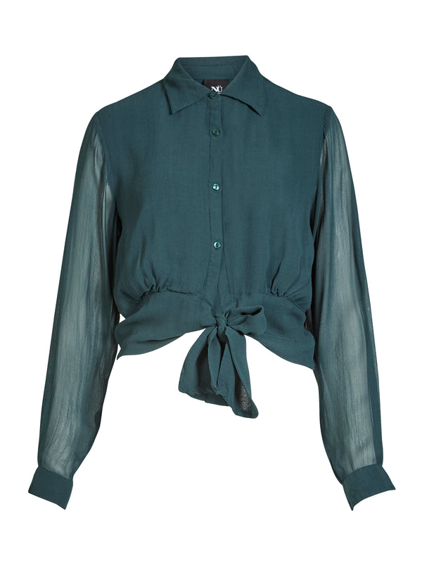 NÜ BILLIE shirt Shirts 355 Petrol green mix