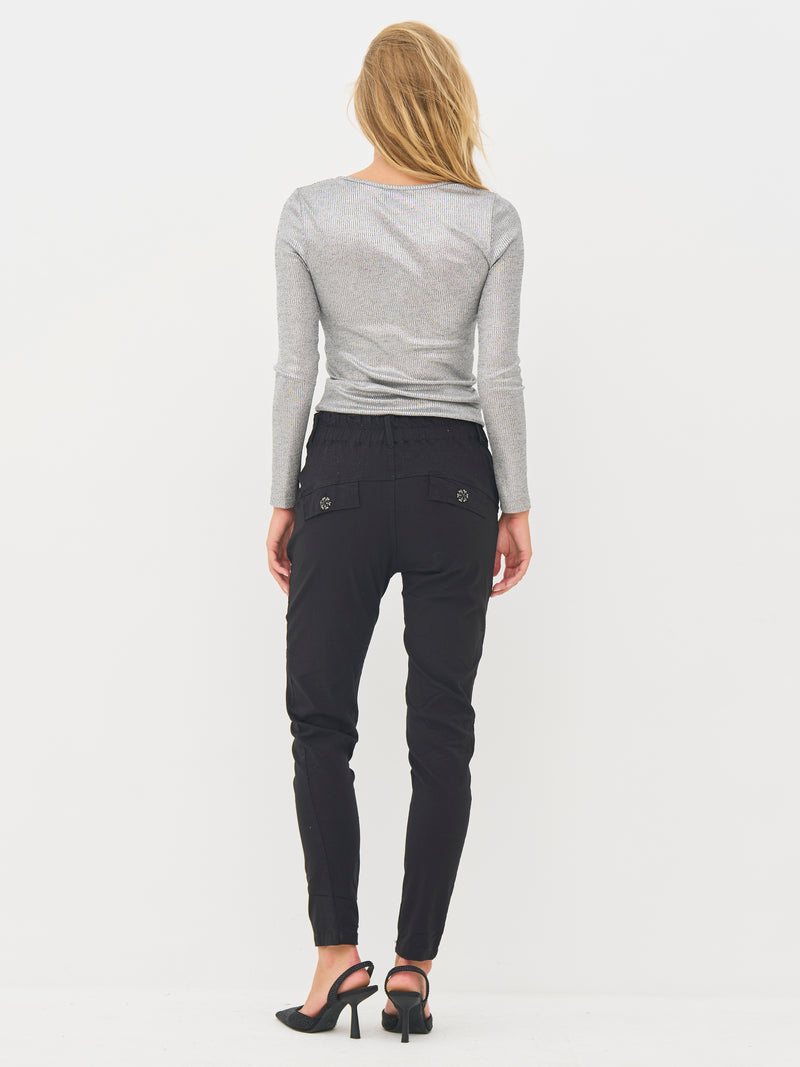 NÜ BIRKE blouse Blouses 989 iron grey