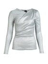 NÜ BIRKE blouse Blouses 989 iron grey