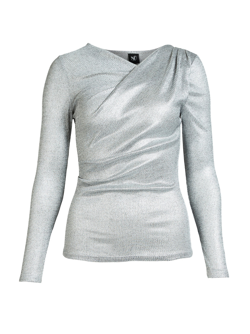 NÜ BIRKE blouse Blouses 989 iron grey