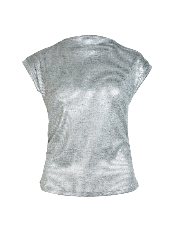 NÜ BIRKE top Tops and T-shirts 989 iron grey