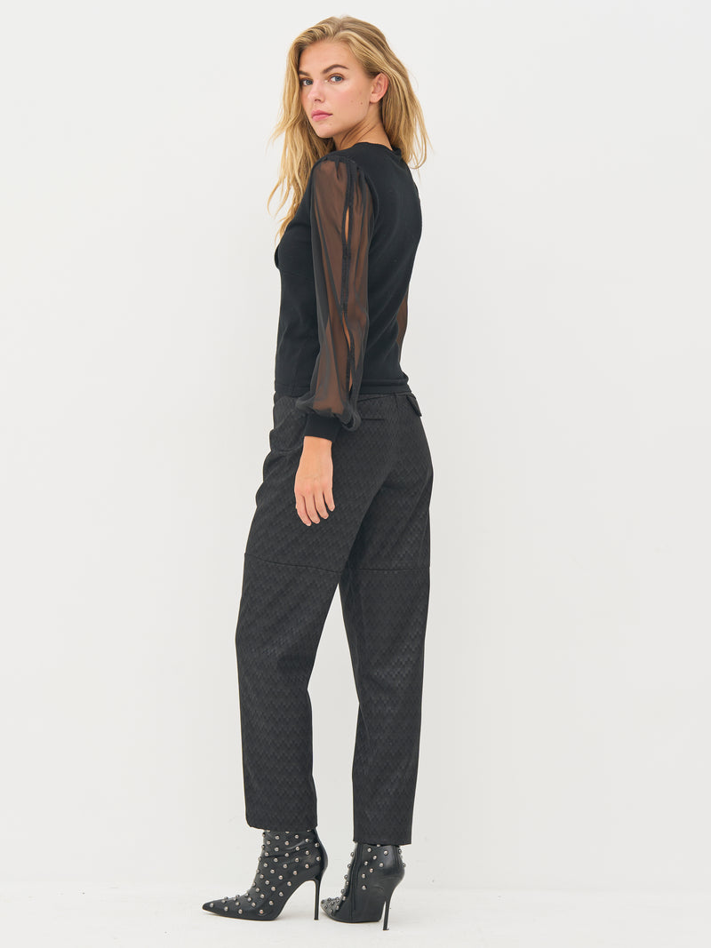 NÜ BLAKE blouse Knit Black