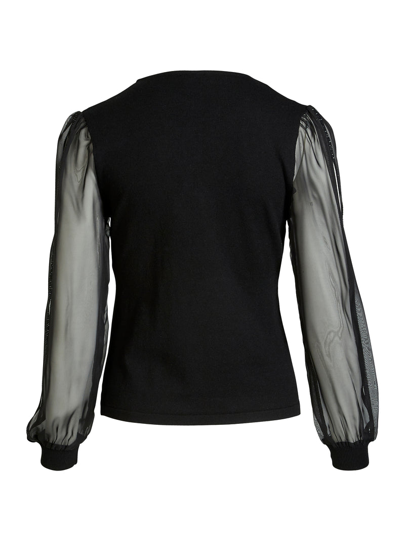 NÜ BLAKE blouse Knit Black