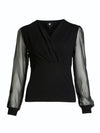 NÜ BLAKE blouse Knit Black