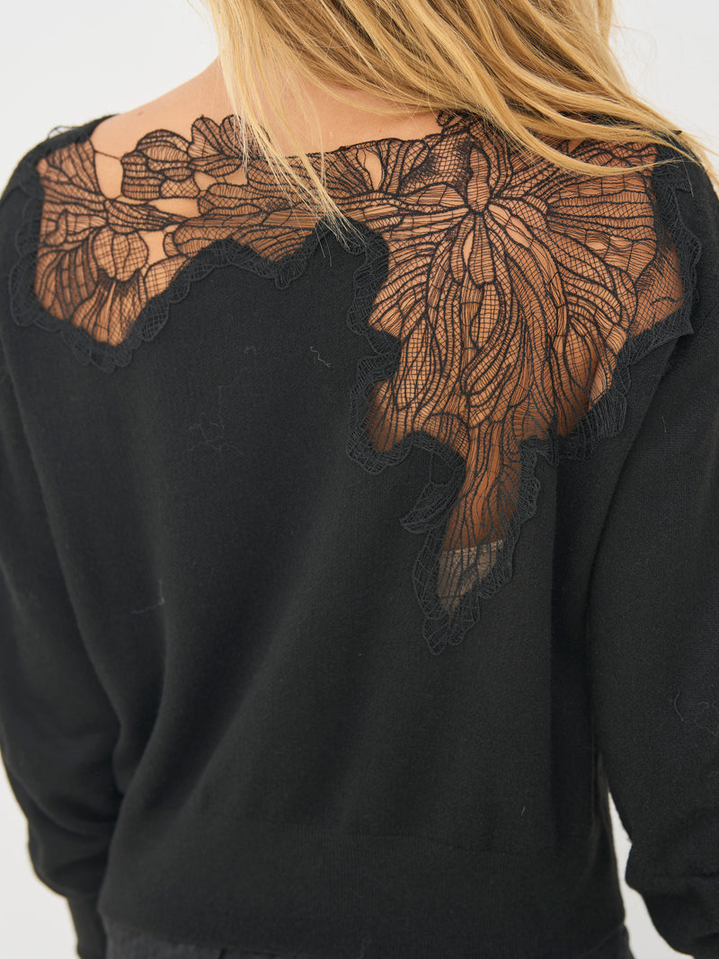 NÜ BOBBI knit blouse Knit Black