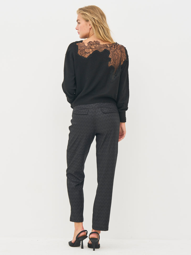 NÜ BOBBI knit blouse Knit Black