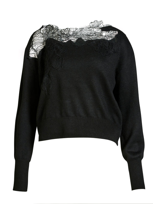 NÜ BOBBI knit blouse Knit Black