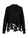 NÜ BOBBI knit poncho Knit Black