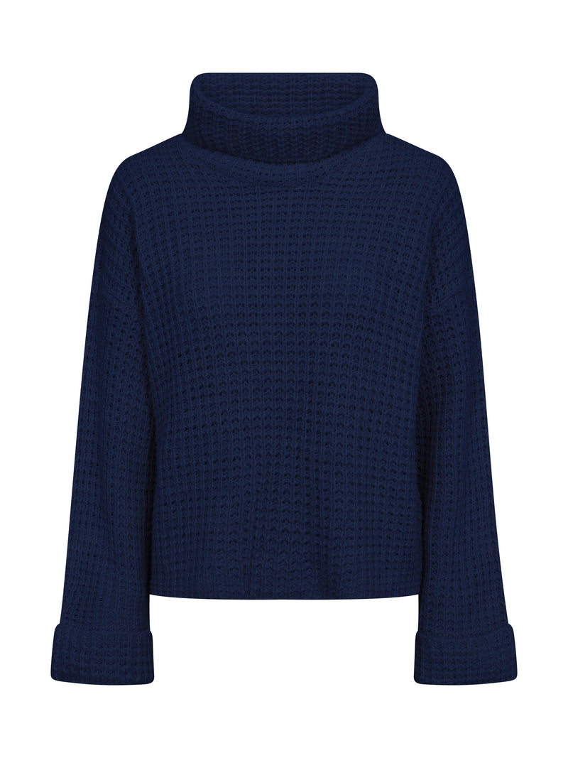 NÜ Bano Blouse knit Knit 476 Navy