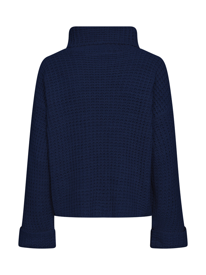 NÜ Bano Blouse knit Knit 476 Navy