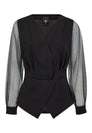 NÜ Bao Blouse Blouses Black
