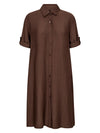 NÜ CAITLIN dress Dresses 289 Brown
