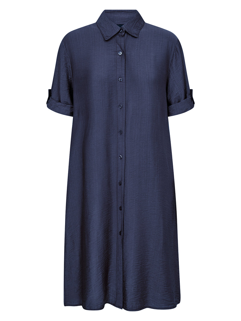 CAITLIN Tunic dress - Navy N Denmark - INT. CAITLIN Tunic dress - Navy N Denmark - INT.