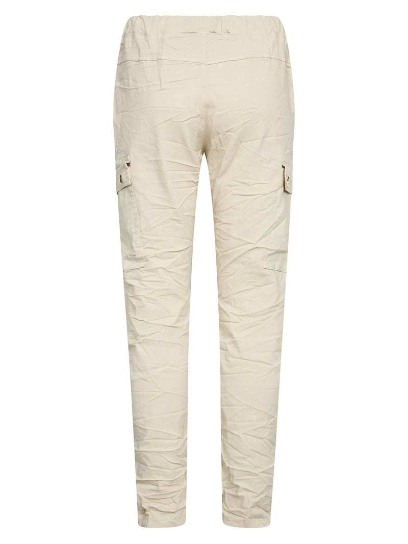 NÜ CARMEN cargo trousers Trousers 112 Bone