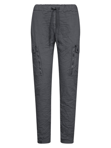 NÜ CARMEN cargo trousers Trousers 901 Grey