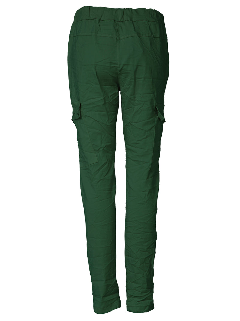 NÜ CARMEN cargo trousers Trousers 358 Green Absolute