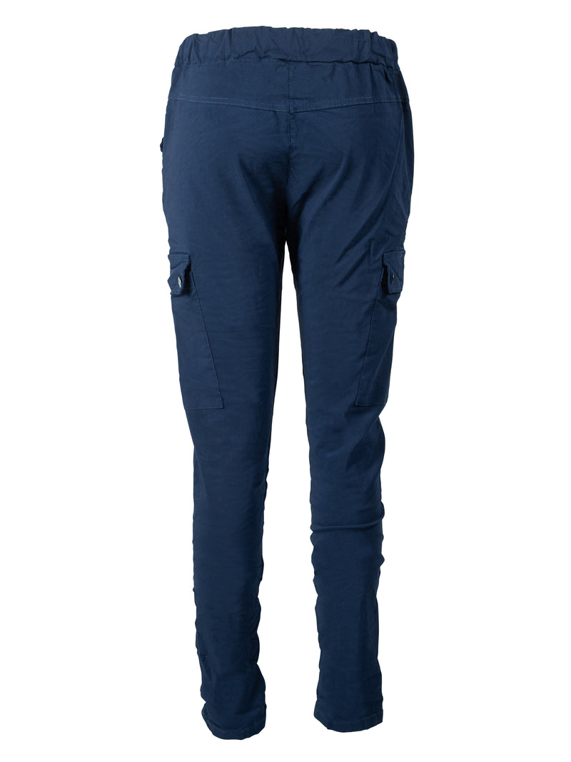 NÜ CARMEN cargo trousers Trousers 482 Classic Navy