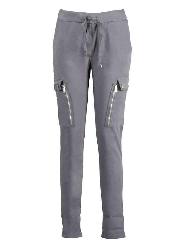NÜ CARMEN cargo trousers Trousers 987 dark grey