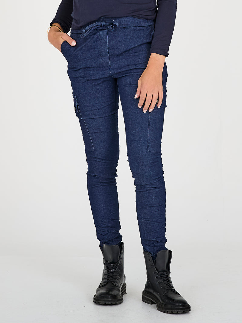 NÜ CARMEN denim trousers Trousers 486 Denim