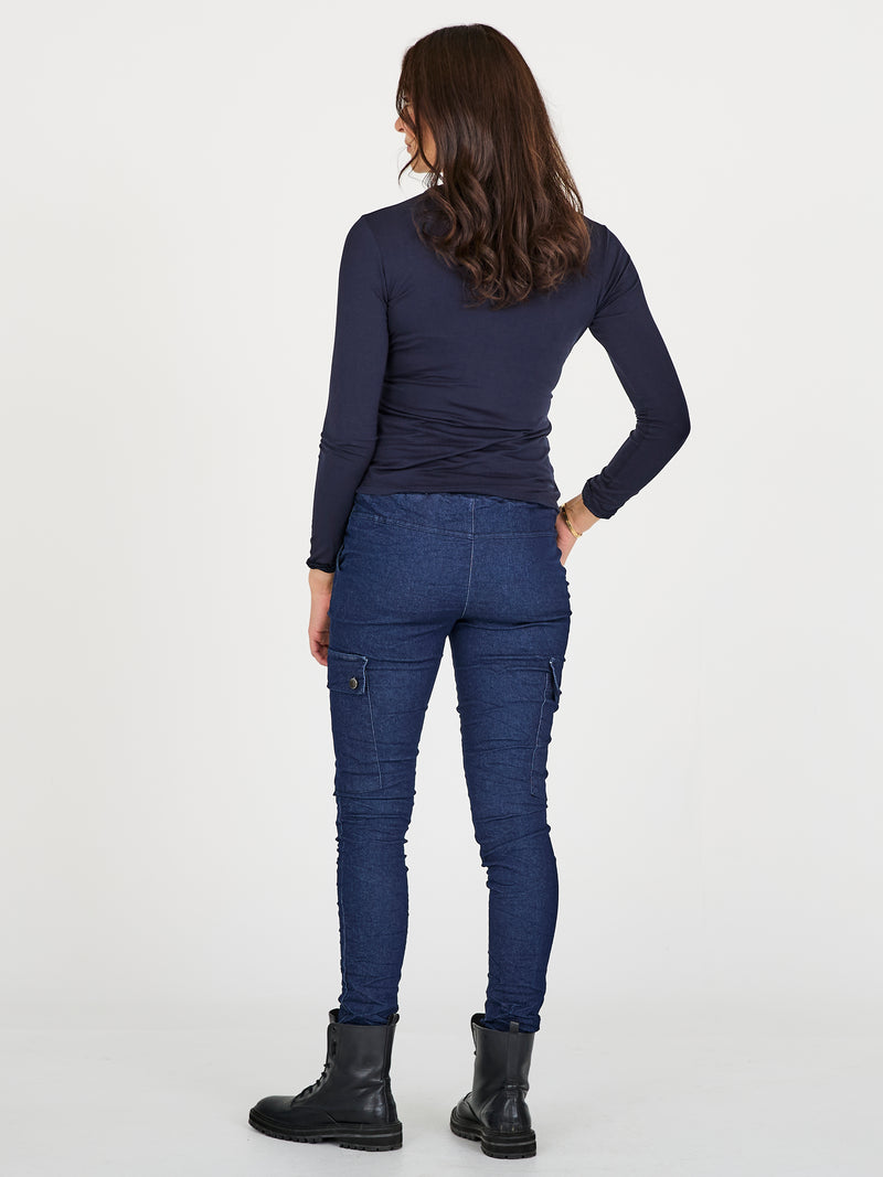 NÜ CARMEN denim trousers Trousers 486 Denim