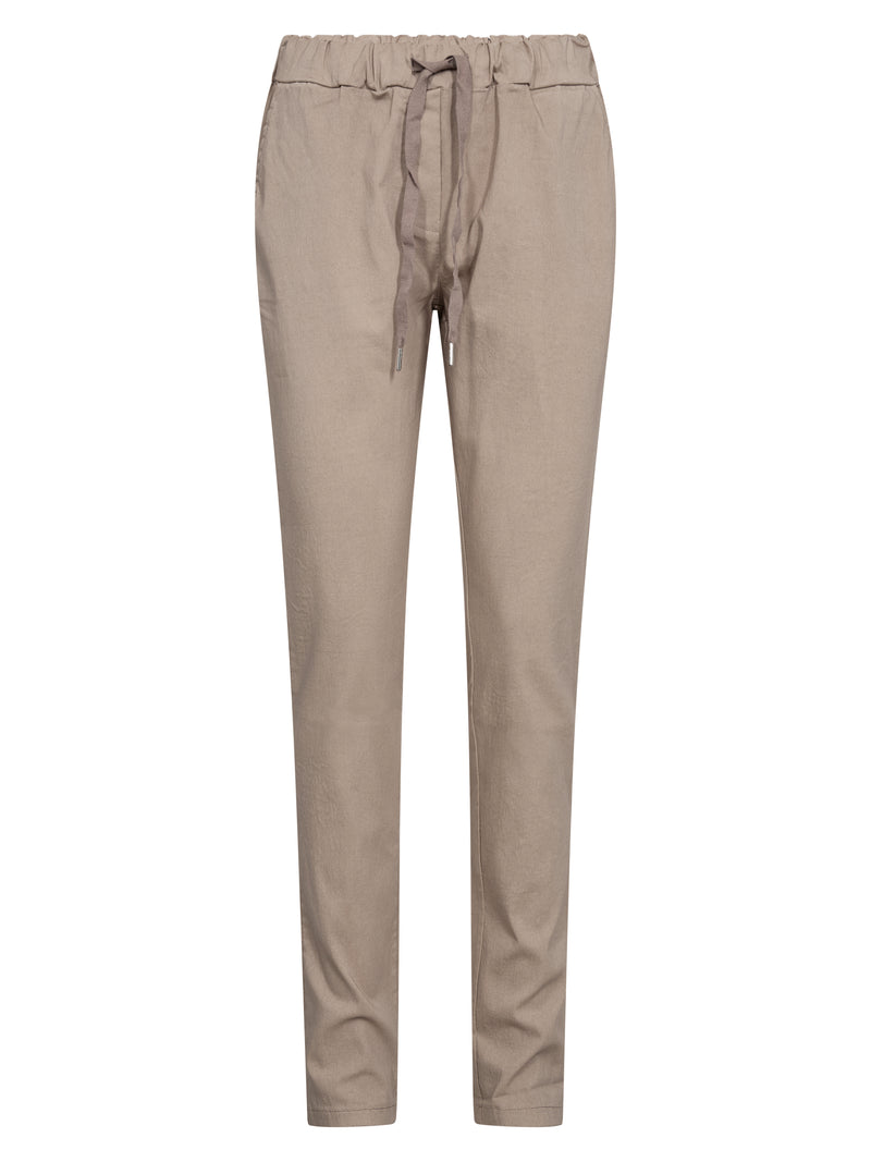 NÜ CARMEN plain trousers Trousers 112 Bone