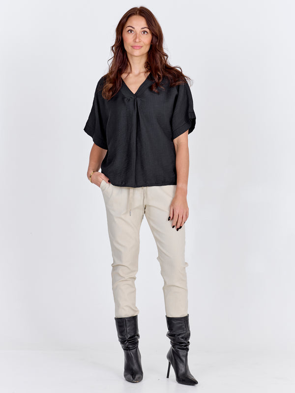 NÜ CARMEN plain trousers Trousers 125 Seasand