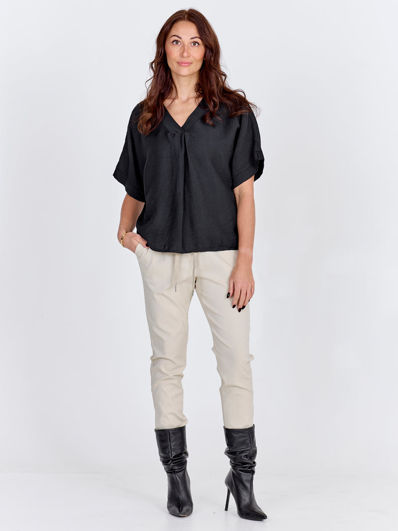 NÜ CARMEN plain trousers Trousers 125 Seasand