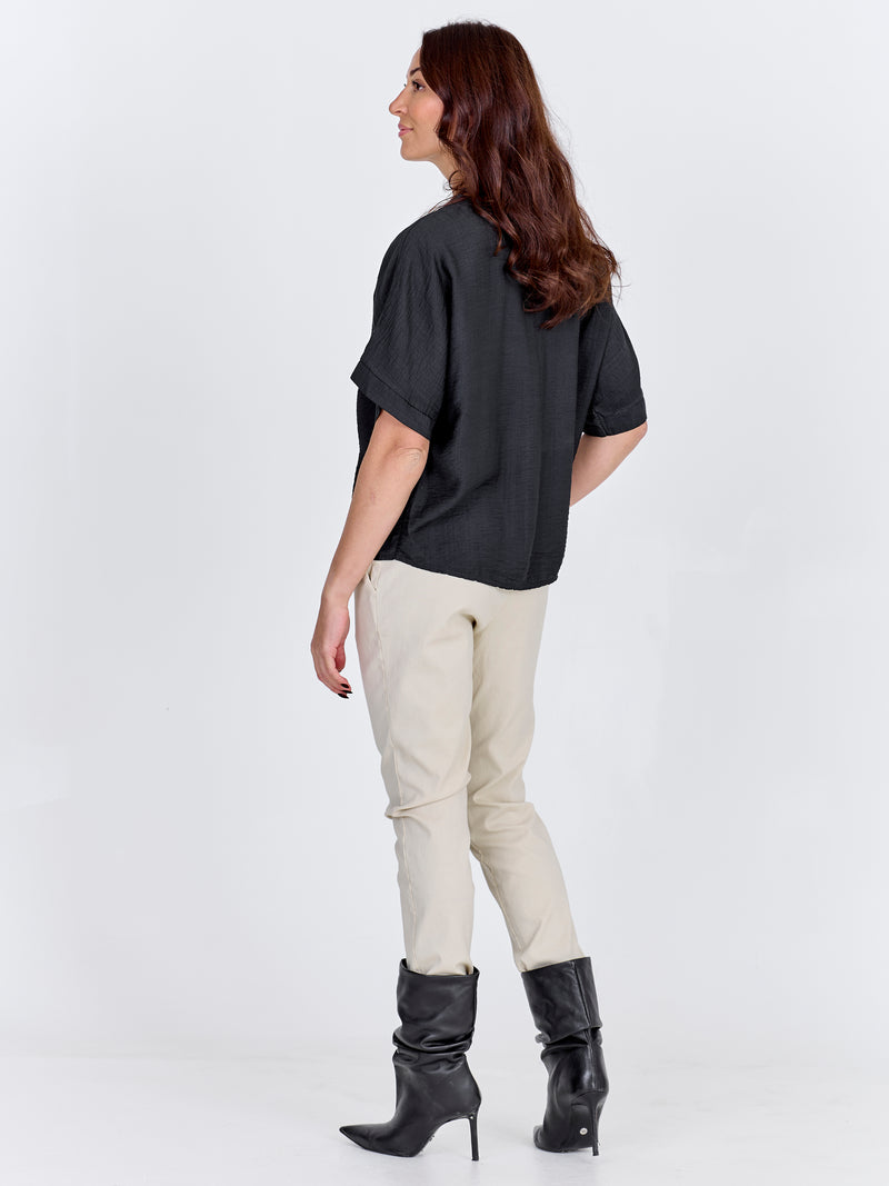 NÜ CARMEN plain trousers Trousers 125 Seasand