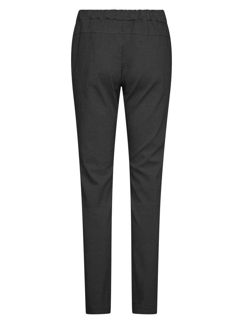 NÜ CARMEN plain trousers Trousers Black