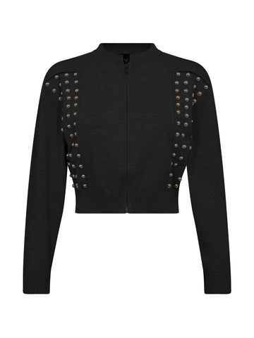 NÜ CHARLIE Cardigan knit Cardigans Black mix