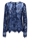 NÜ Essie Lace Blouse Blouses 476 Navy