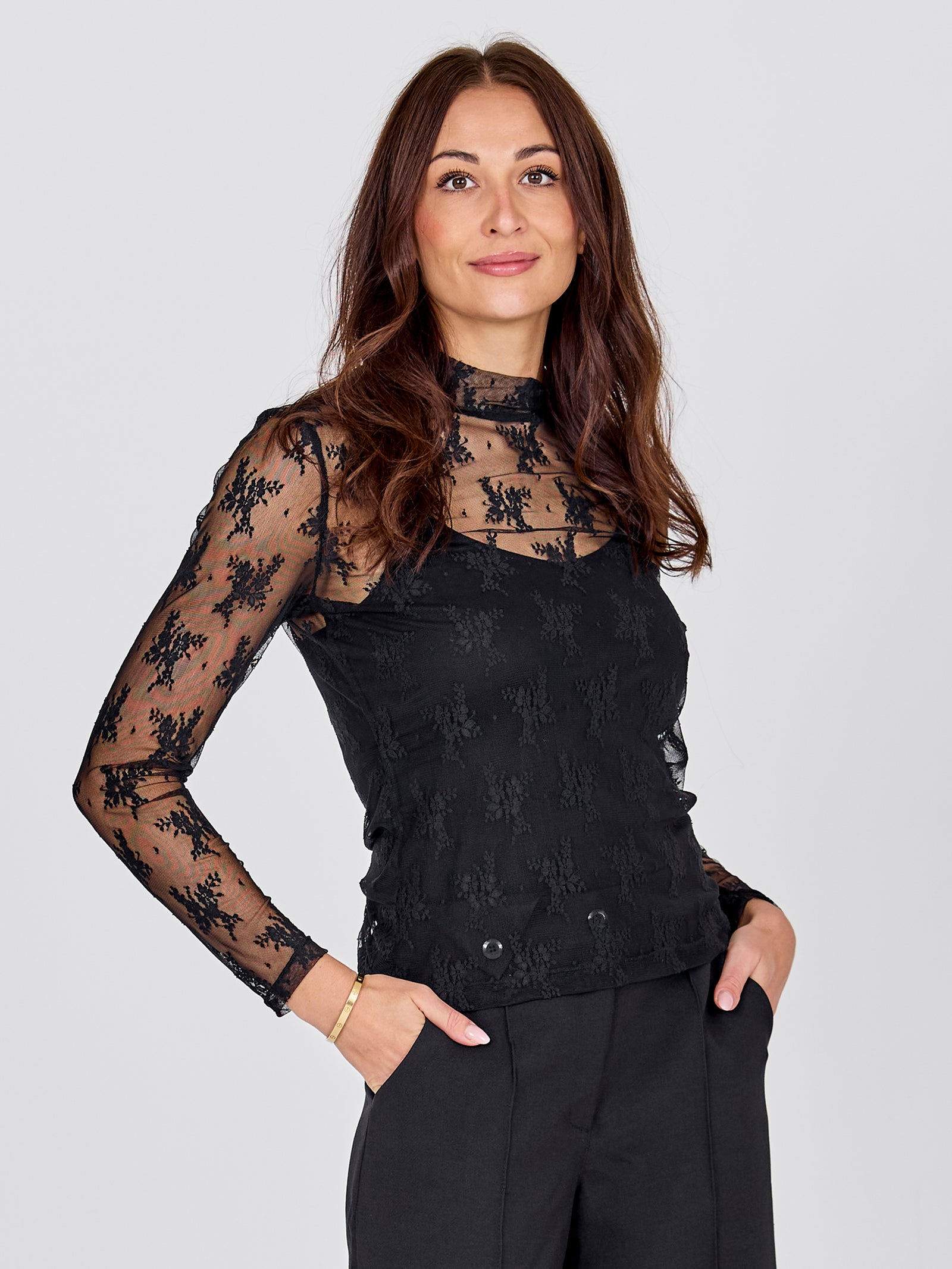 CHERIESE Mesh Top - Black – NÜ Denmark - INT.
