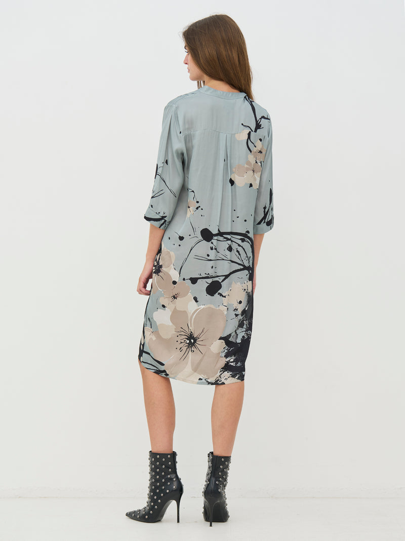 CILJE tunic dress - Blue Mint mix N Denmark - INT. CILJE tunic dress - Blue Mint mix N Denmark - INT.