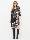 NÜ CILJE tunic dress Dresses 640 Burgundy mix