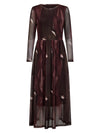 NÜ CINA Dress Dresses 289 Brown Mix