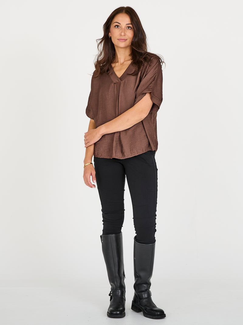 NÜ CINDA blouse Tops and T-shirts 289 Brown