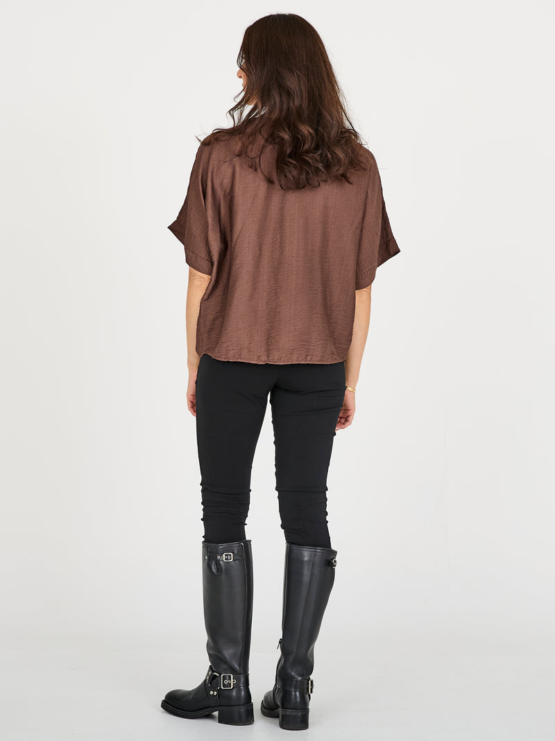 NÜ CINDA blouse Tops and T-shirts 289 Brown