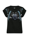 NÜ CLARISSA Tee Tops and T-shirts 465 Petrol Mix