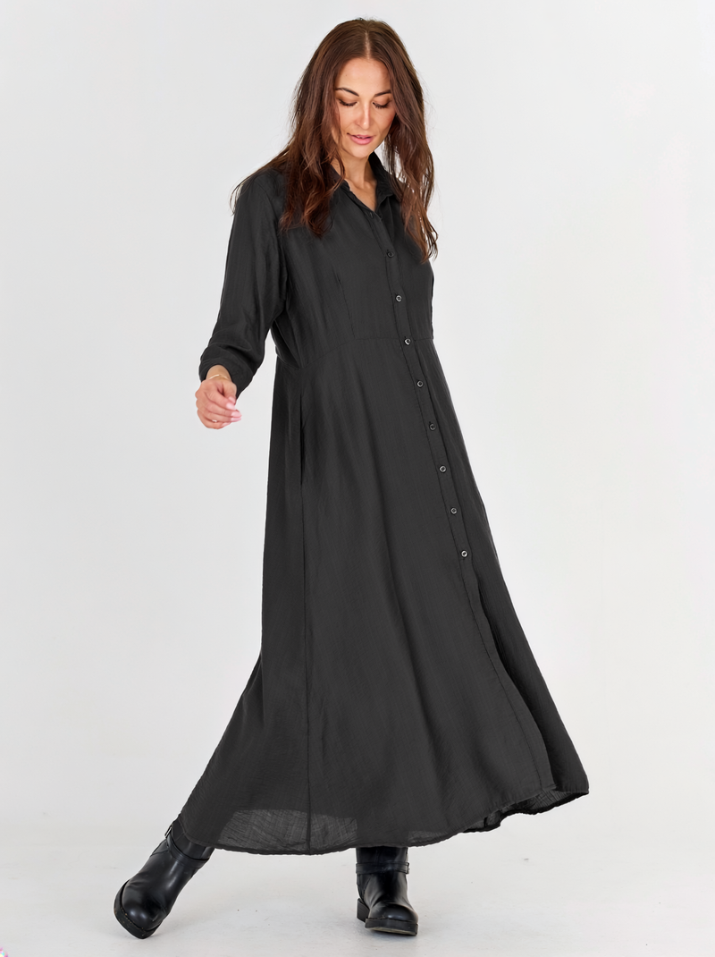 CAITLIN Long Dress - Black N Denmark - INT. CAITLIN Long Dress - Black N Denmark - INT.