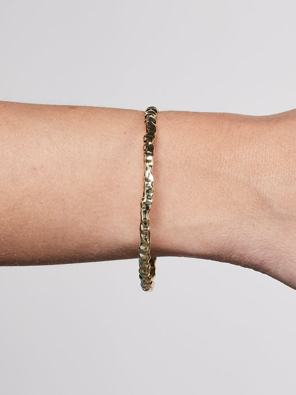 NÜ Cave No. 6 Bangle Jewellery 011 Gold