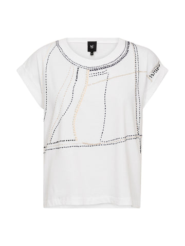 NÜ DACIA Tee Tops and T-shirts 476 Navy Mix