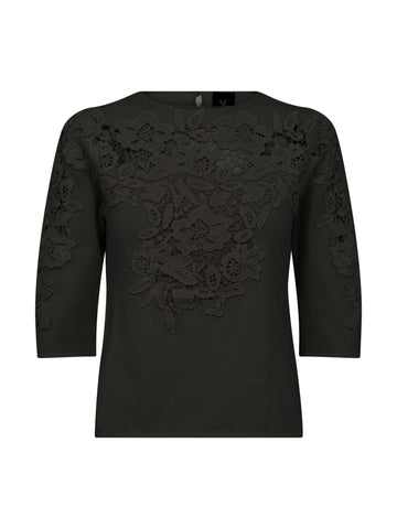 NÜ DAC Blouse knit Blouses Black