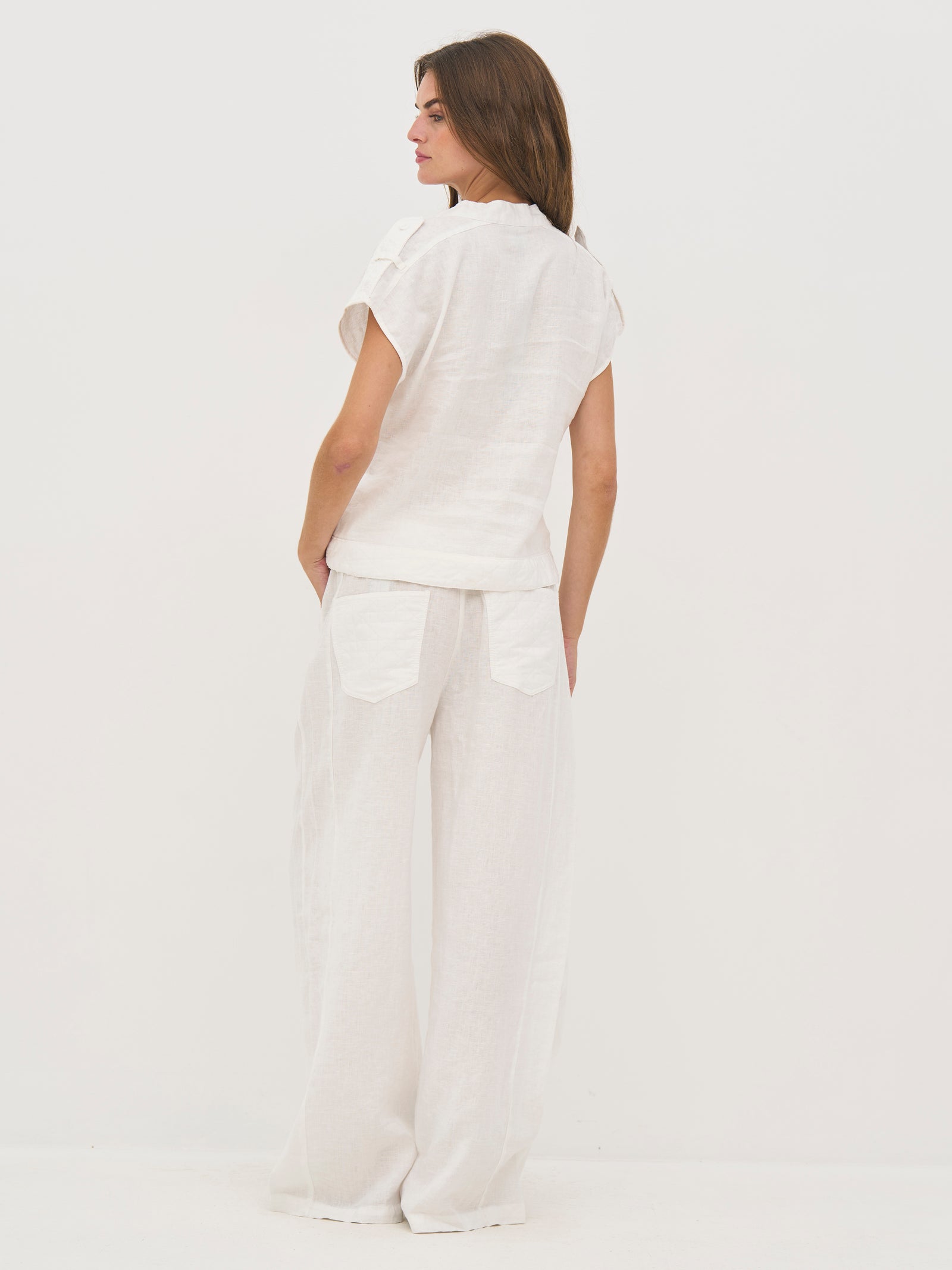 DAI linen top - White – NÜ Denmark - INT.