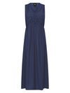 NÜ DALIA Dress braid Dresses 476 Navy