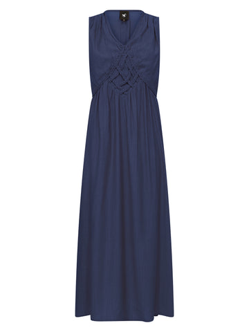 NÜ DALIA Dress braid Dresses 476 Navy