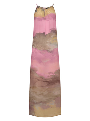 NÜ DANA Long Party Dress Dresses 635 Pink mix