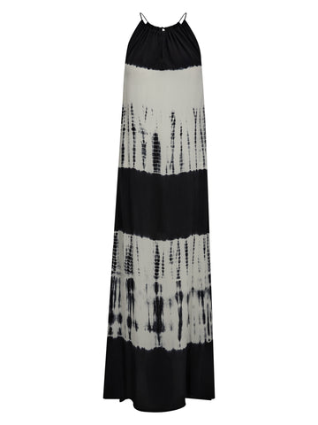 NÜ DANA Long Party Dress Dresses Black mix