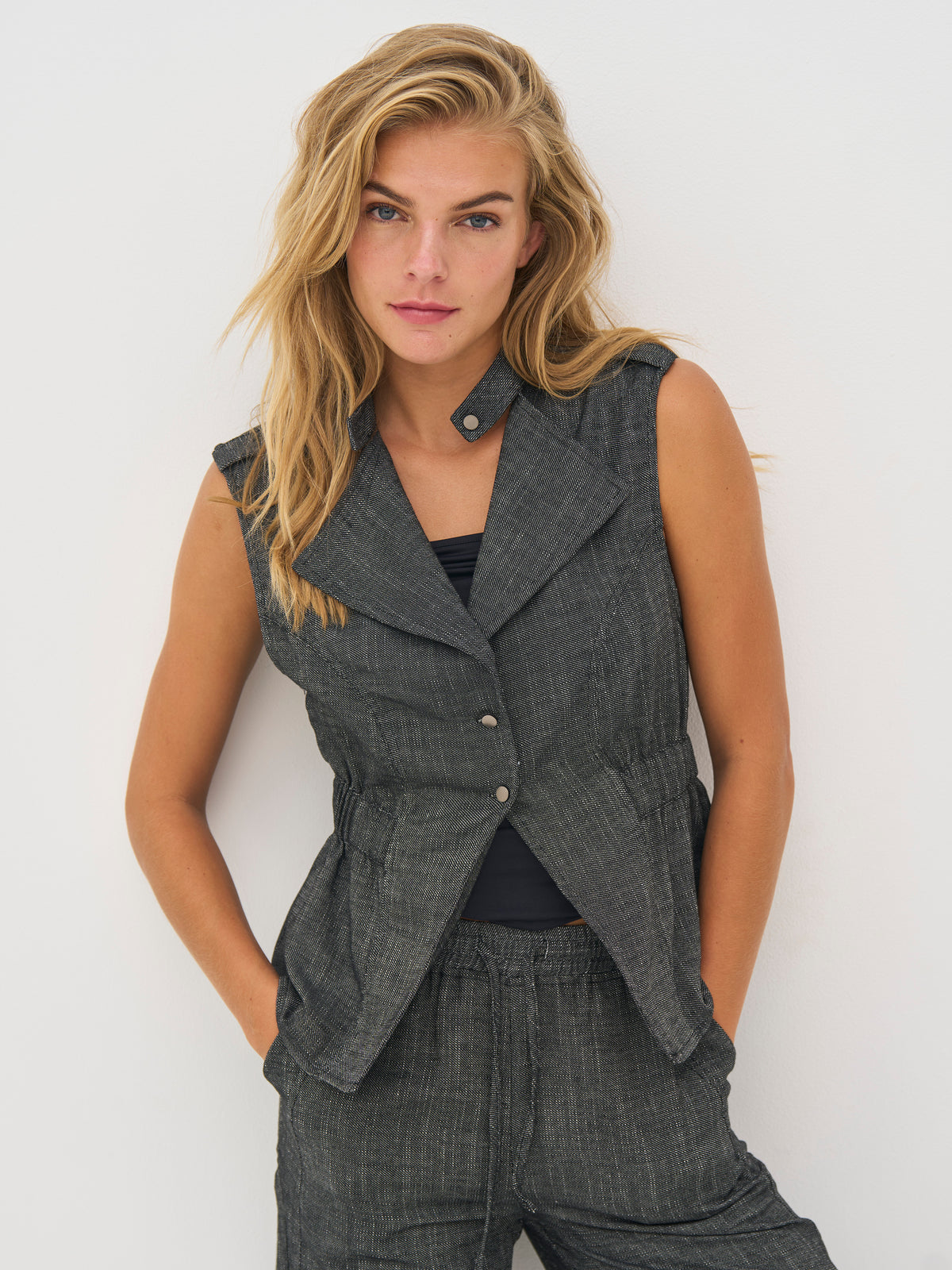 DAVIA Top - Black mix – NÜ Denmark - INT.