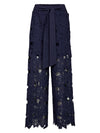 NÜ DECIA Lace Trousers Trousers 476 Navy