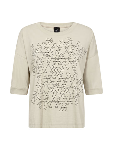 NÜ DELIN Tee Tops and T-shirts 112 Bone